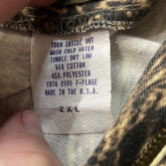 Feather Flage Men's Camo Pants Ducks In A Row 2XL Y2K Cargo Hunting - Picture 6 of 14